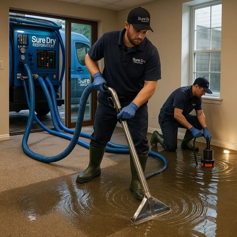 Water Extraction and Removal process in Fletcher, NC